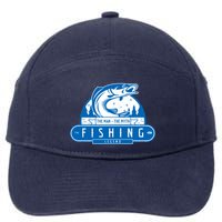 The Man The Myth The Fishing Legend 7-Panel Snapback Hat