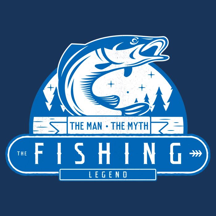 The Man The Myth The Fishing Legend Bucket Hat