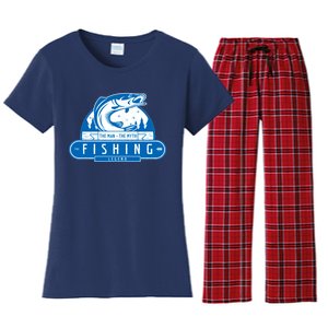 The Man The Myth The Fishing Legend Women's Flannel Pajama Set