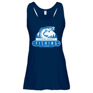 The Man The Myth The Fishing Legend Ladies Essential Flowy Tank