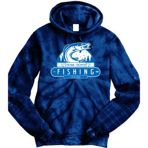 The Man The Myth The Fishing Legend Tie Dye Hoodie