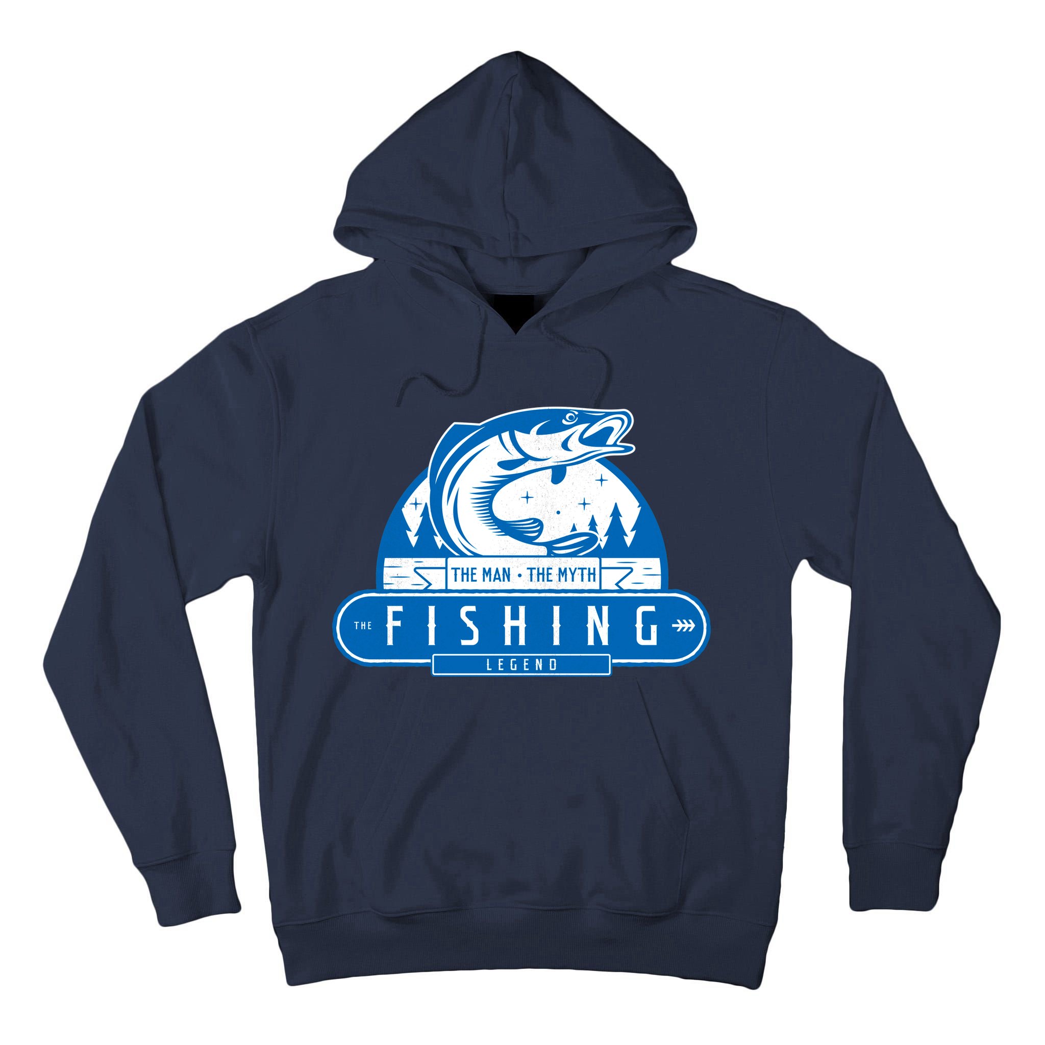 The Man The Myth The Fishing Legend Tall Hoodie