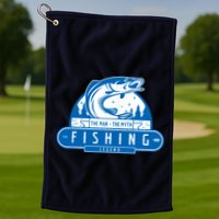 The Man The Myth The Fishing Legend Golf Towel