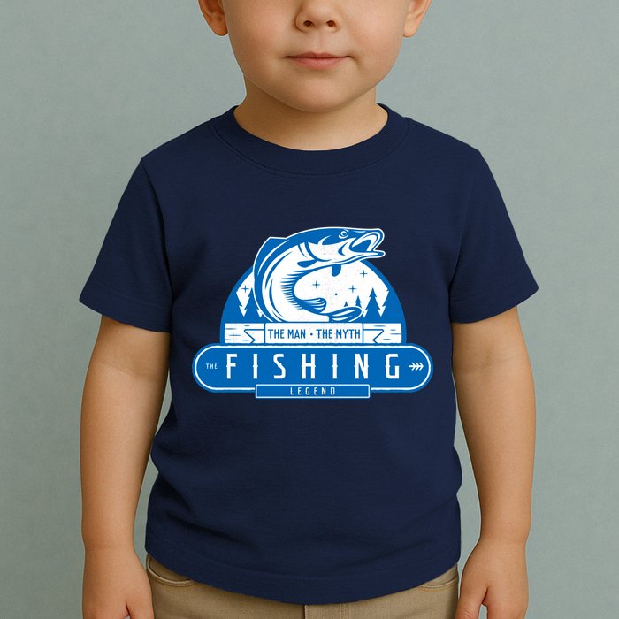 The Man The Myth The Fishing Legend Toddler T-Shirt