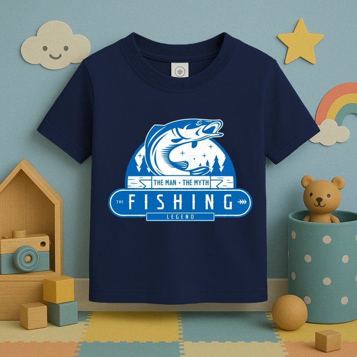 The Man The Myth The Fishing Legend Toddler T-Shirt