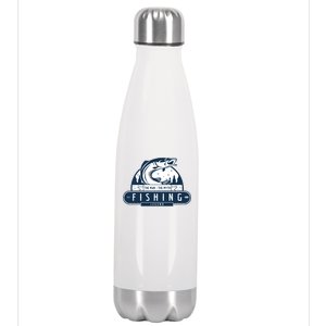 The Man The Myth The Fishing Legend Stainless Steel Insulated Water Bottle