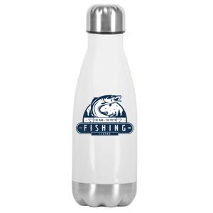 The Man The Myth The Fishing Legend Stainless Steel Insulated Water Bottle