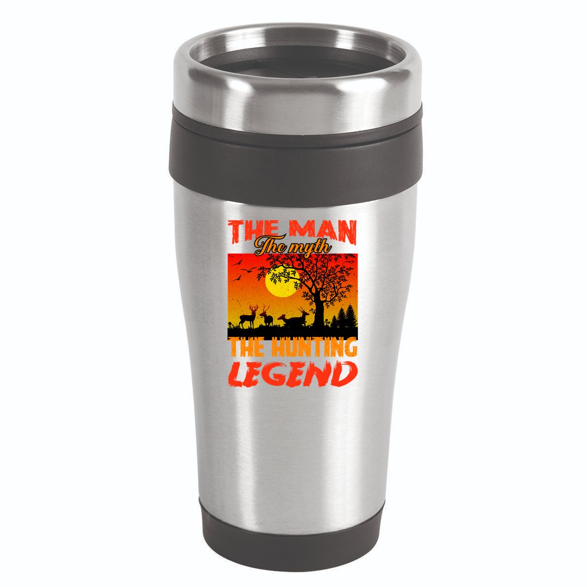 The Man The Myth The Hunting Legend 16oz Travel Tumbler