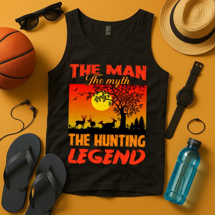 The Man The Myth The Hunting Legend Tank Top