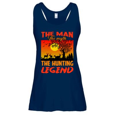 The Man The Myth The Hunting Legend Ladies Essential Flowy Tank