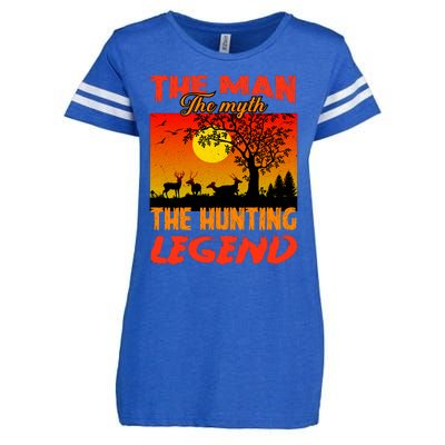 The Man The Myth The Hunting Legend Enza Ladies Jersey Football T-Shirt