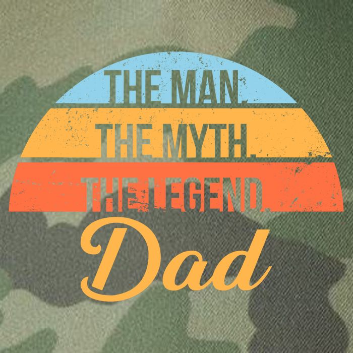 The Man The Myth The Legend Dad Legacy Tie Dye Trucker Hat