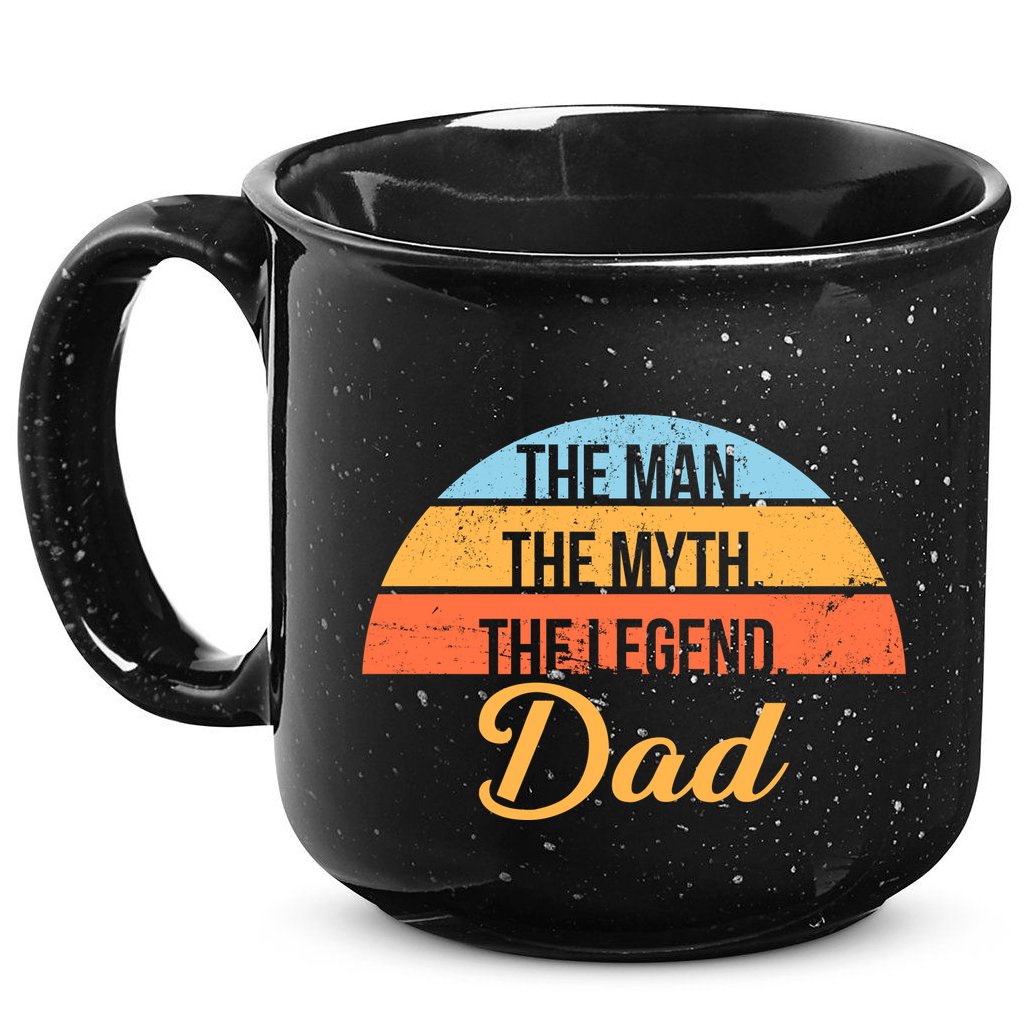 The Man The Myth The Legend Dad 15oz Campfire Ceramic Mug
