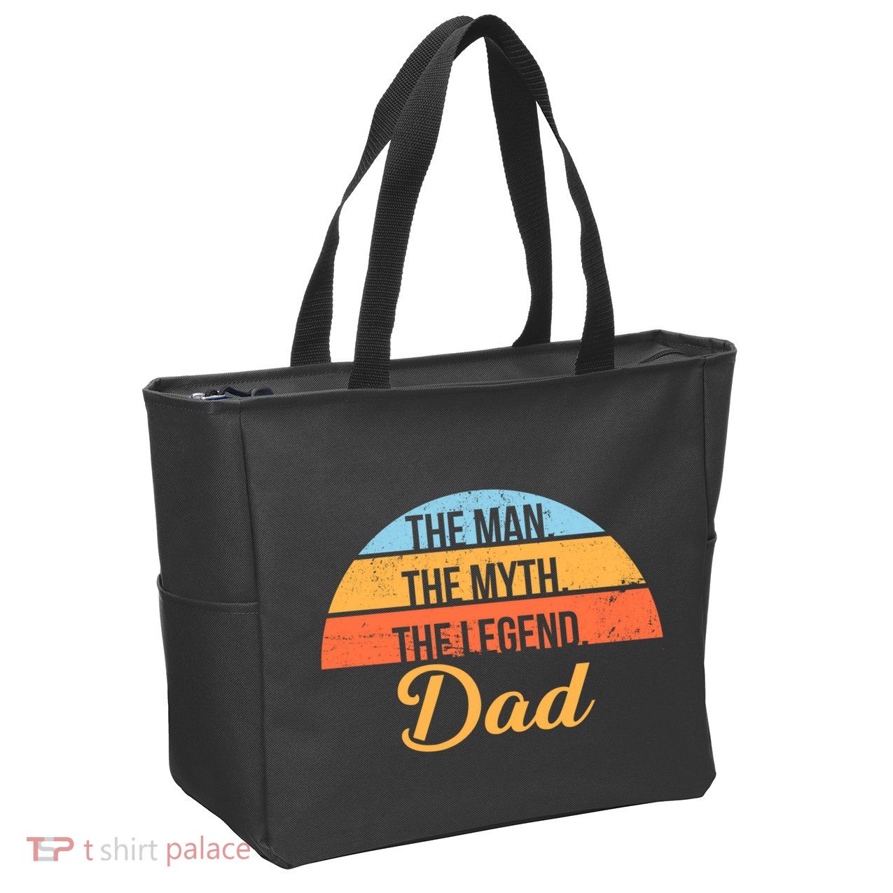 The Man The Myth The Legend Dad Zip Tote Bag