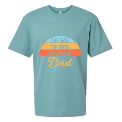 The Man The Myth The Legend Dad Sueded Cloud Jersey T-Shirt