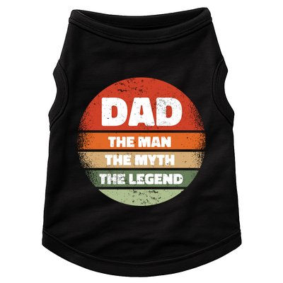 The Man The Myth The Legend Dad Retro Doggie Tank