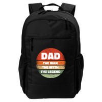 The Man The Myth The Legend Dad Retro Backpack