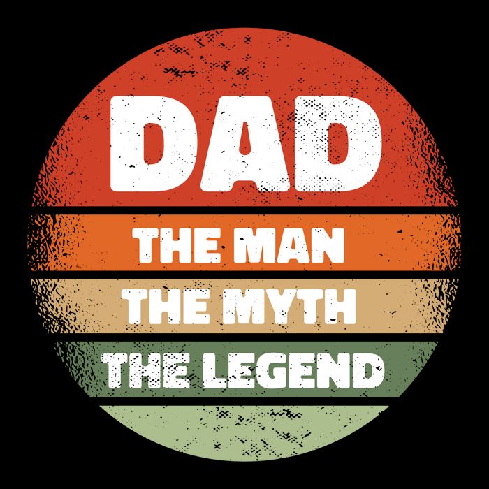 The Man The Myth The Legend Dad Retro Backpack