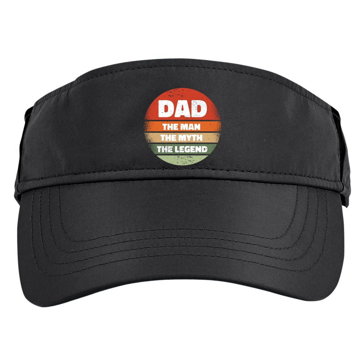 The Man The Myth The Legend Dad Retro Adult Drive Performance Visor