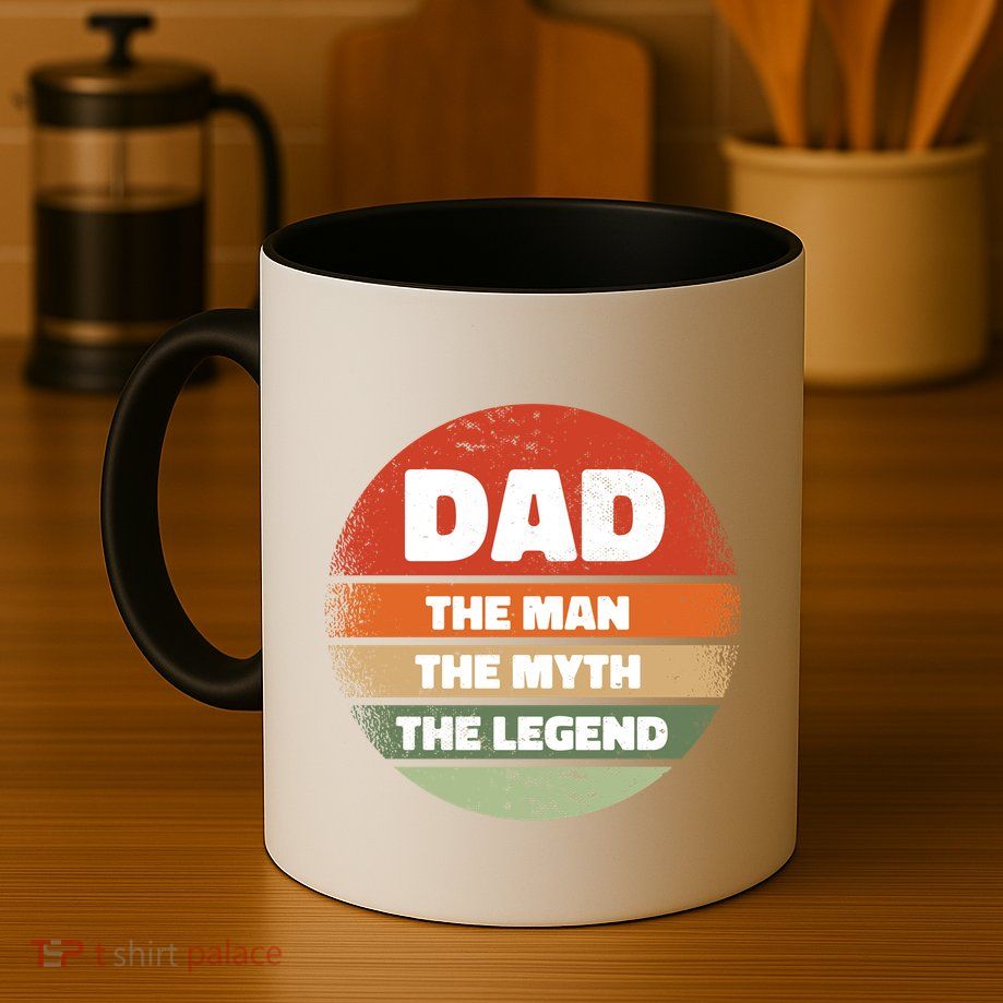 The Man The Myth The Legend Dad Retro Mug