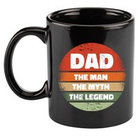 The Man The Myth The Legend Dad Retro 11oz C Handle Ceramic Mug