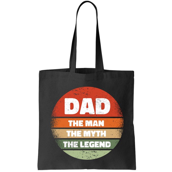 The Man The Myth The Legend Dad Retro Bag