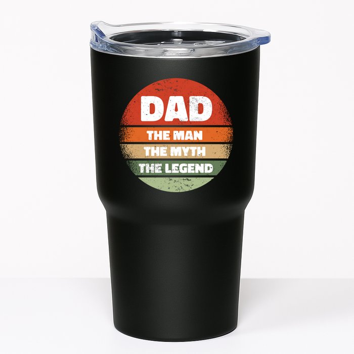 The Man The Myth The Legend Dad Retro Tumbler