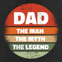 The Man The Myth The Legend Dad Retro Tumbler