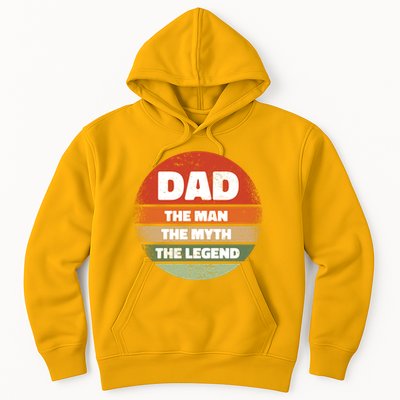 The Man The Myth The Legend Dad Retro Hoodie