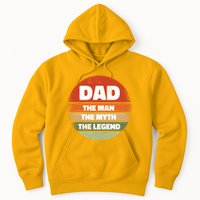 The Man The Myth The Legend Dad Retro Hoodie