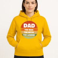 The Man The Myth The Legend Dad Retro Hoodie