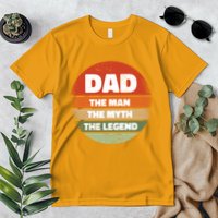 The Man The Myth The Legend Dad Retro Premium T-Shirt