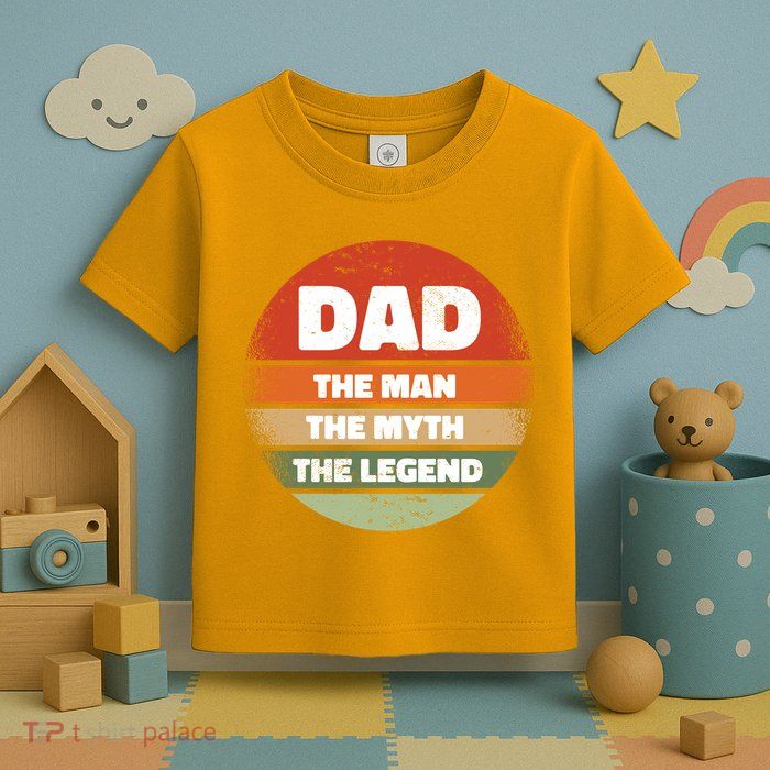 The Man The Myth The Legend Dad Retro Toddler T-Shirt