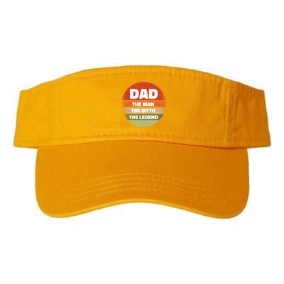 The Man The Myth The Legend Dad Retro Visor