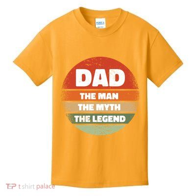 The Man The Myth The Legend Dad Retro Kids T-Shirt