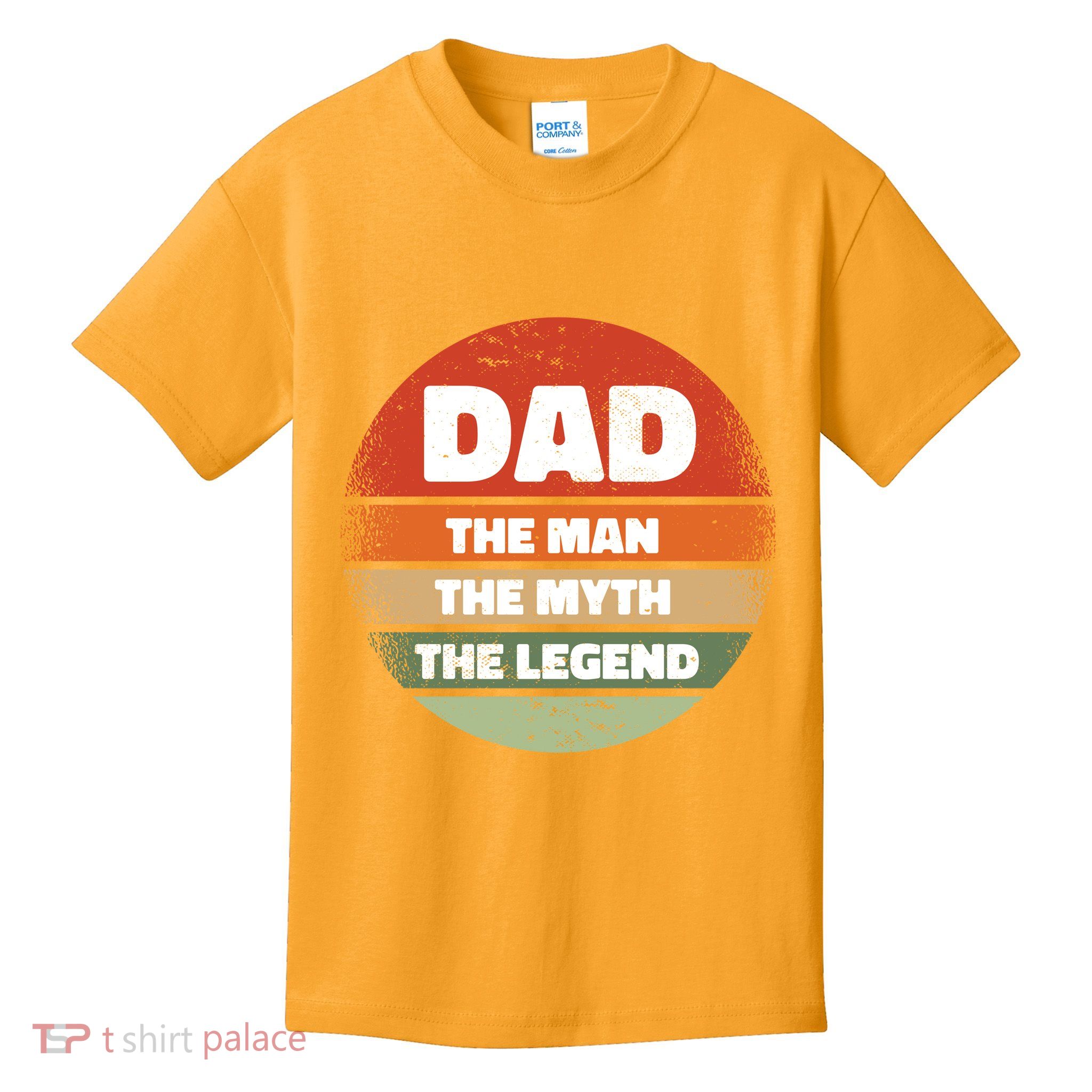 The Man The Myth The Legend Dad Retro Kids T-Shirt