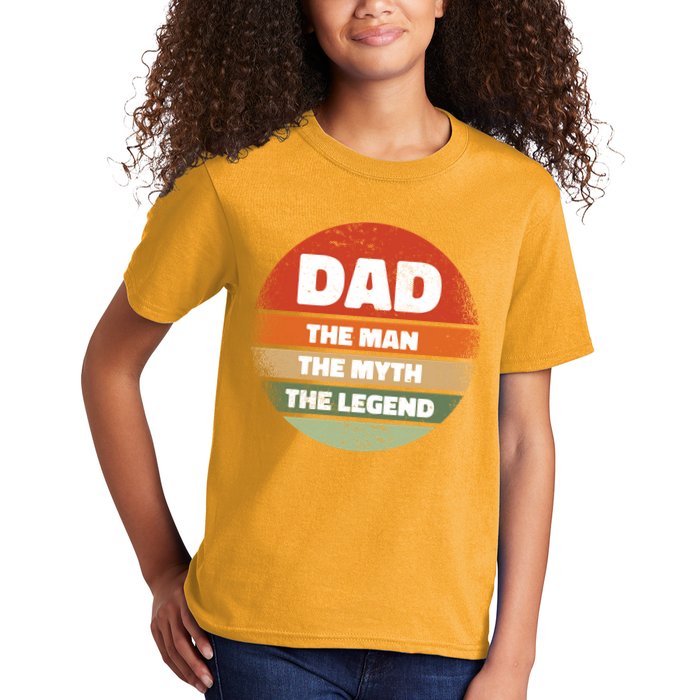 The Man The Myth The Legend Dad Retro Kids T-Shirt