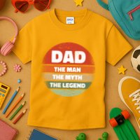 The Man The Myth The Legend Dad Retro Kids T-Shirt