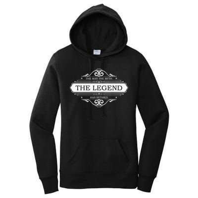 The Man The Myth The Legend Has Retired Women's Pullover Hoodie
