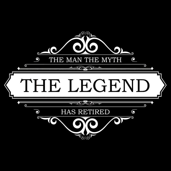 The Man The Myth The Legend Has Retired Cooling Performance Long Sleeve Crew
