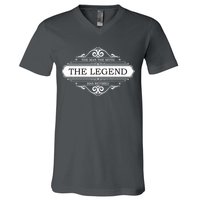 The Man The Myth The Legend Has Retired V-Neck T-Shirt
