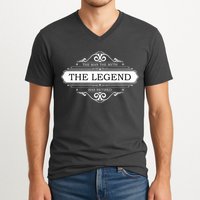 The Man The Myth The Legend Has Retired V-Neck T-Shirt