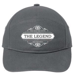 The Man The Myth The Legend Has Retired 7-Panel Snapback Hat