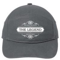 The Man The Myth The Legend Has Retired 7-Panel Snapback Hat