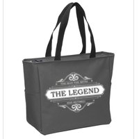 The Man The Myth The Legend Has Retired Zip Tote Bag
