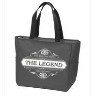 The Man The Myth The Legend Has Retired Zip Tote Bag