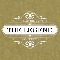 The Man The Myth The Legend Has Retired Garment-Dyed Women's Muscle Tee