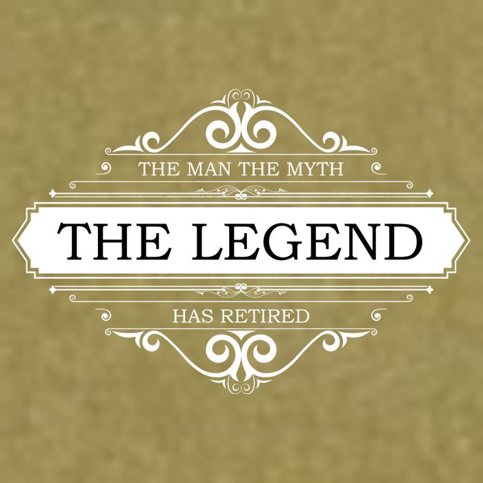 The Man The Myth The Legend Has Retired Garment-Dyed Women's Muscle Tee