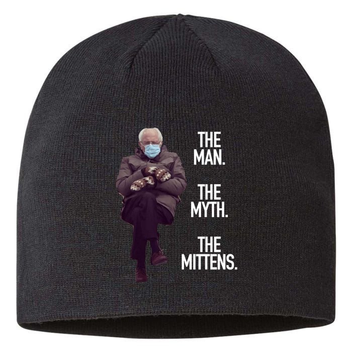 The Man The Myth The Mittens Bernie Meme Sustainable Beanie