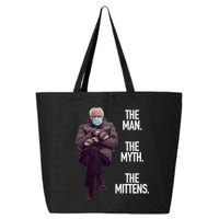 The Man The Myth The Mittens Bernie Meme 25L Jumbo Tote